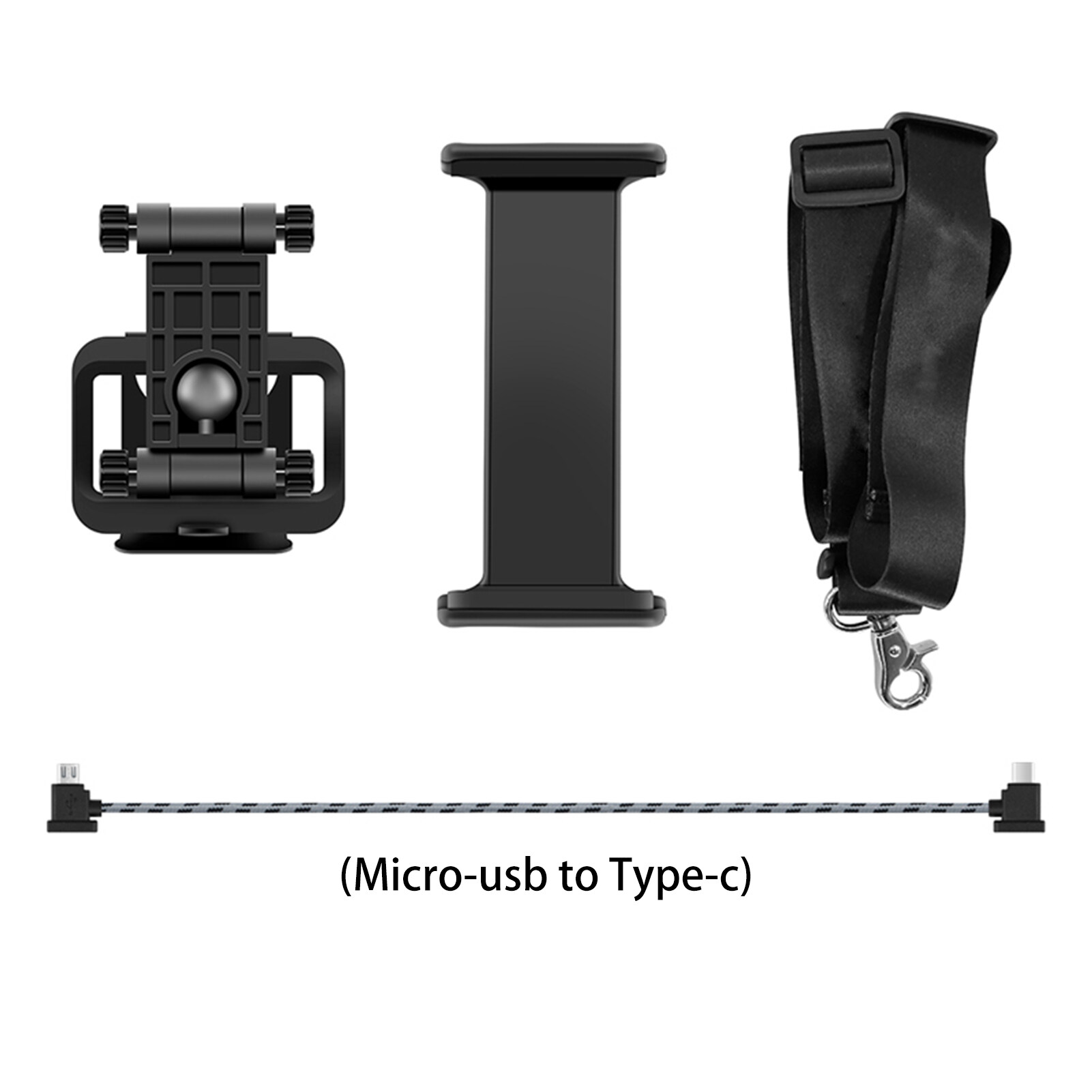 Mount Durable Black Rotated Detachable Front View Convenient Drone Tablet Stand Accessories Hanging Strap Remote Controller Plastic Fit For DJI Mavic Spark
