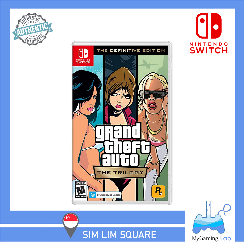 [SG] Nintendo Switch Game GTA Grand Theft Auto: The Trilogy - The Definitive Edition